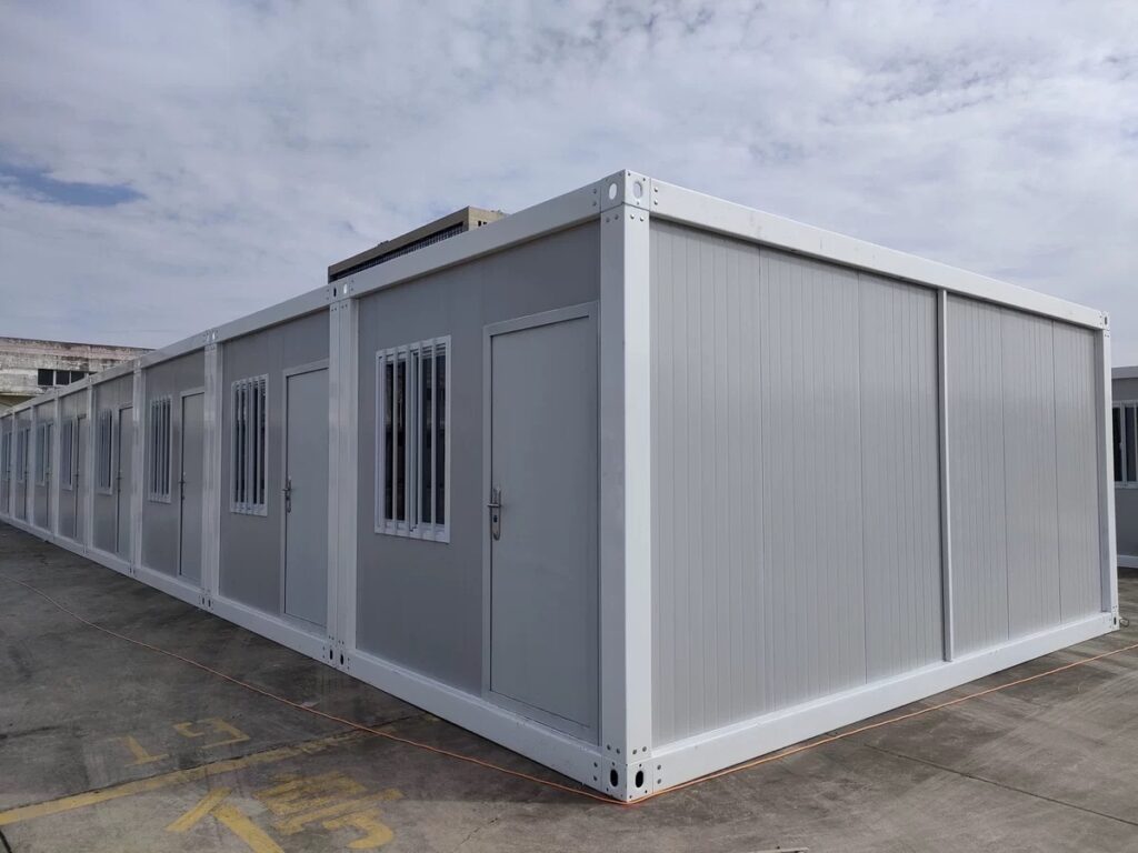 flat pack container house exterior