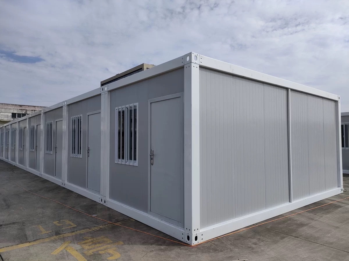Flat pack container house exterior for site office and accommodation use