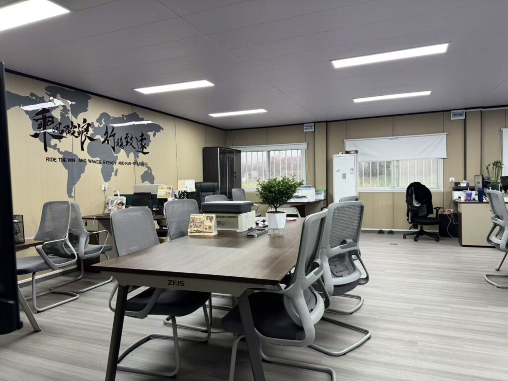 modular open office interior