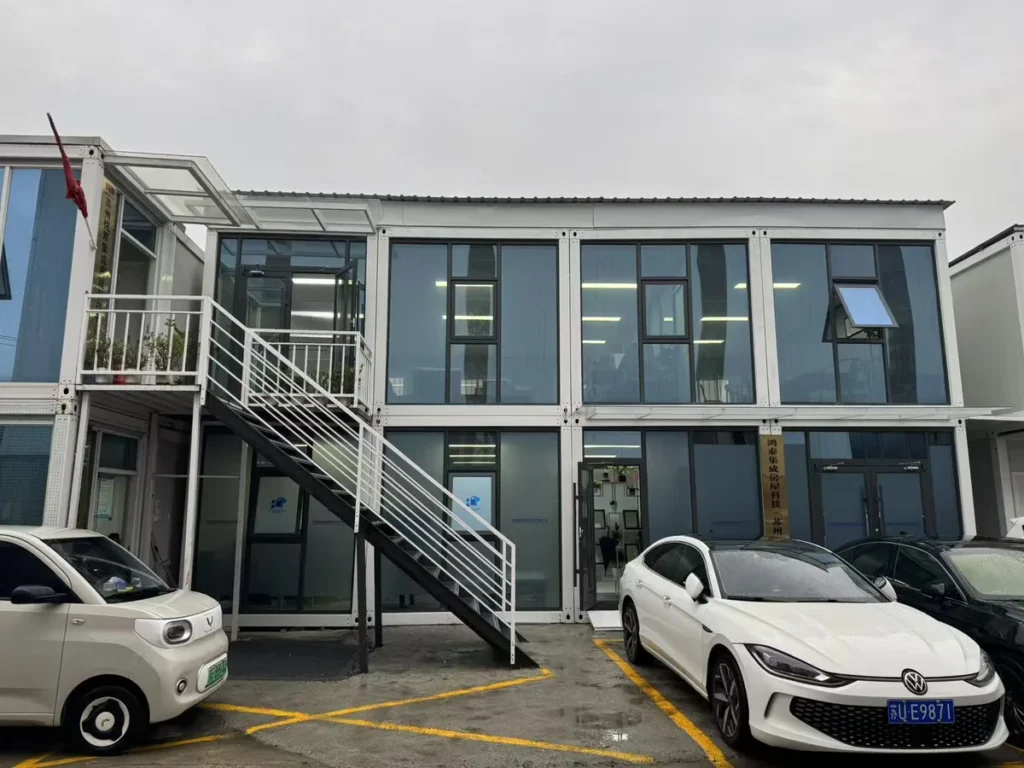 How to Plan Temporary Site Facilities for Construction Projects two storey modular building office