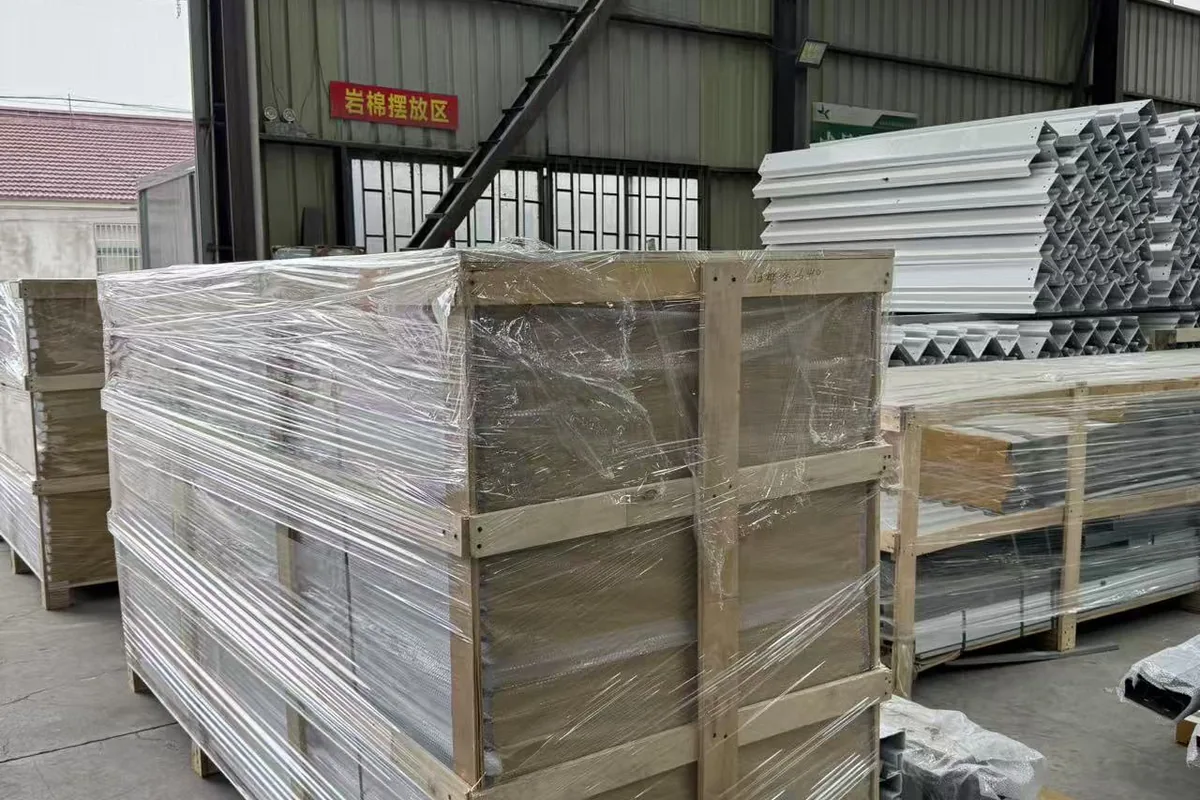 Philippines Container House Project container house materials packed in factory for export project