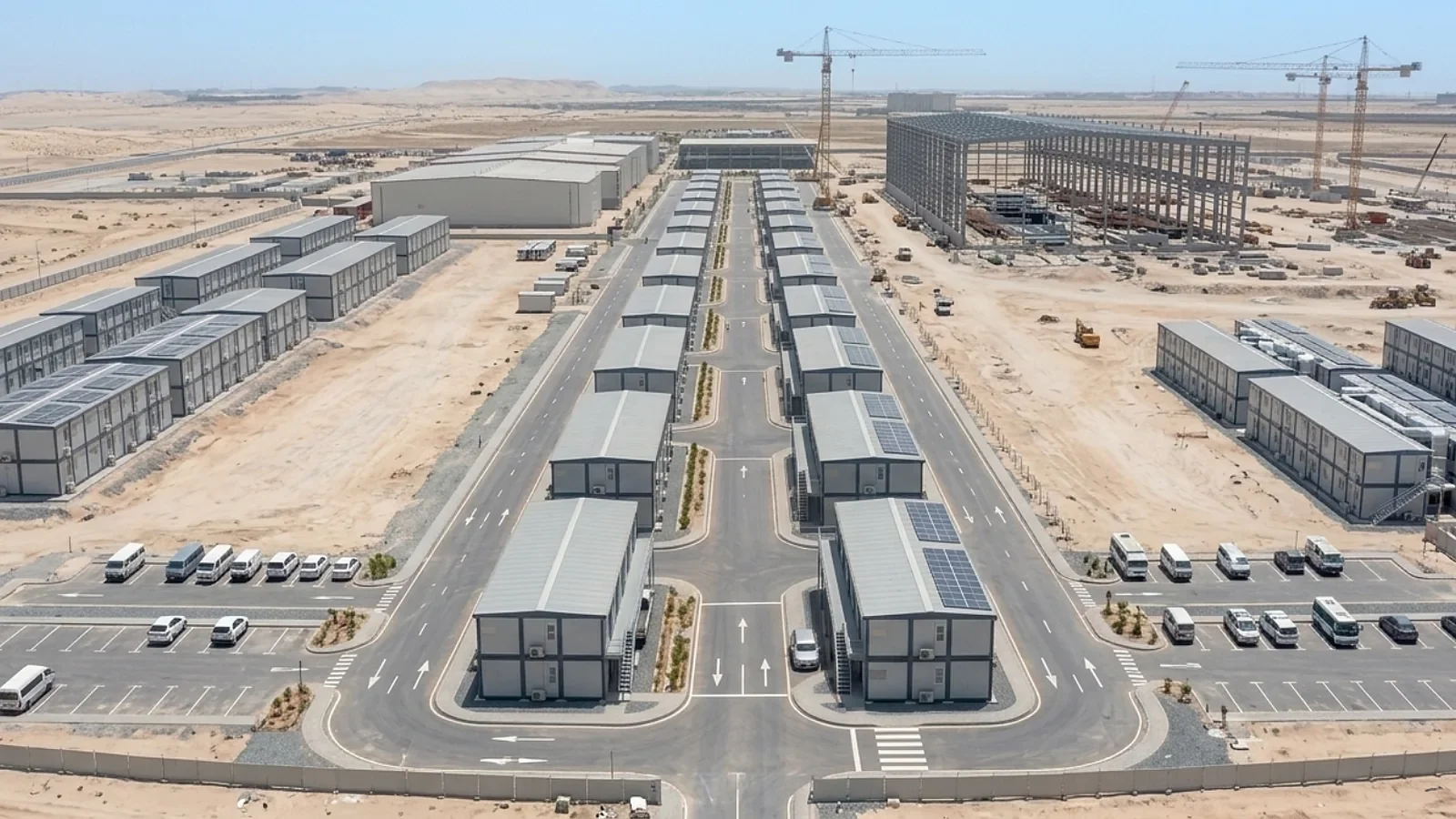 Saudi Arabia modular worker dormitory project