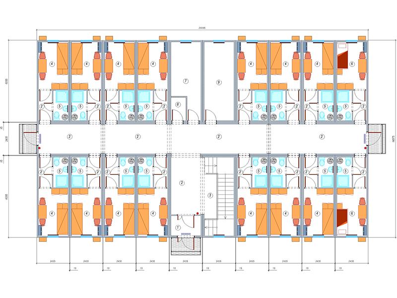 Blog dormitory interior floor plan