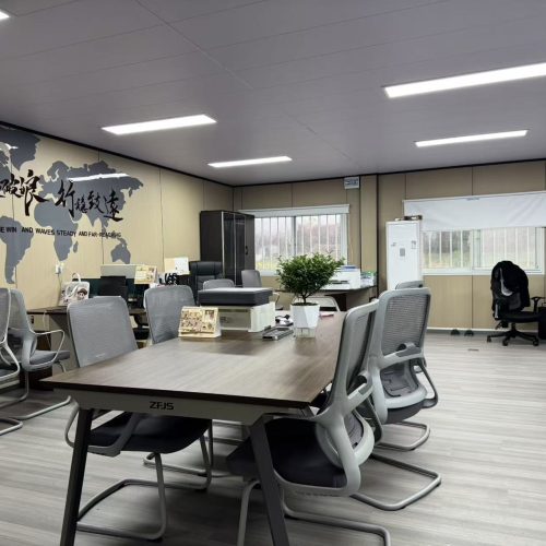 modular open office interior